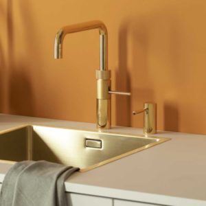 kokend water kraan Quooker Fusion goud